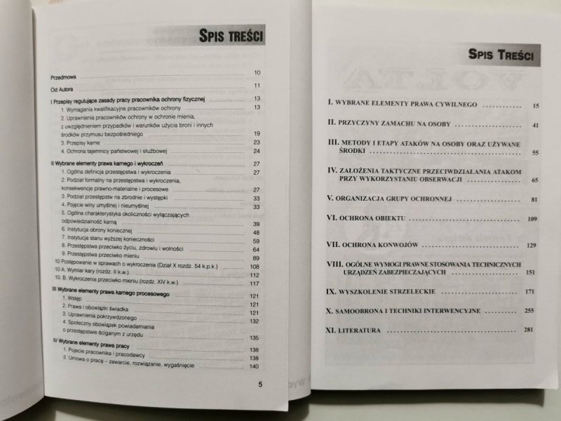 ABC PRACOWNIKA OCHRONY. PODRĘCZNIK DO KURSU NA LICENCJĘ I STOPNIA CZ. I i II 