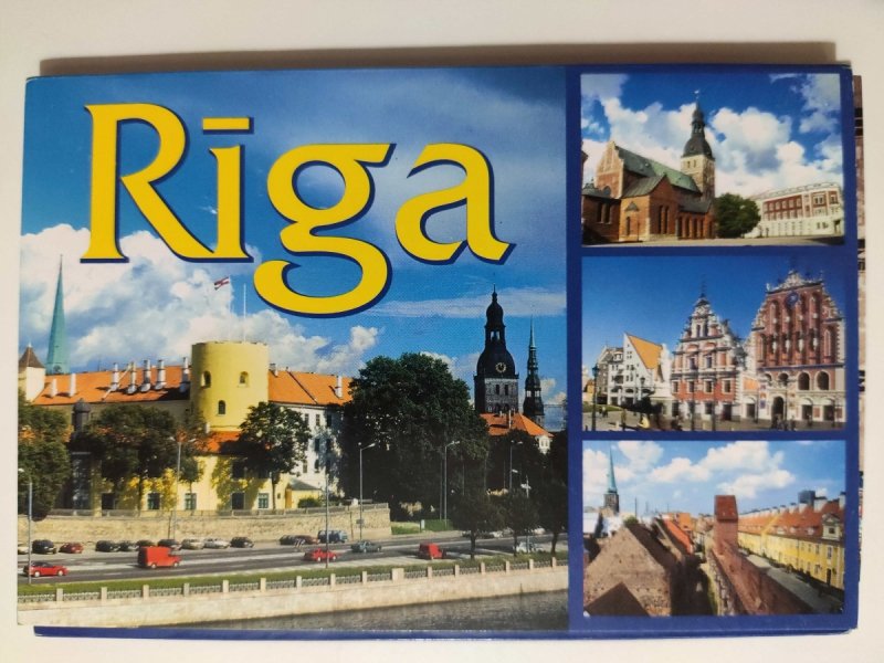 ZESTAW 4 POCZTÓWEK. RIGA. 