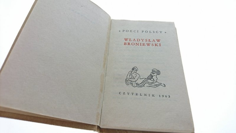 POECI POLSCY WŁADYSŁAW BRONIEWSKI 1963 [MINIATURA]