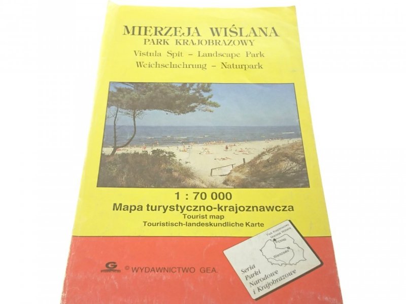 MIERZEJA WIŚLANA. PARK KRAJOBRAZOWY  1: 70 000