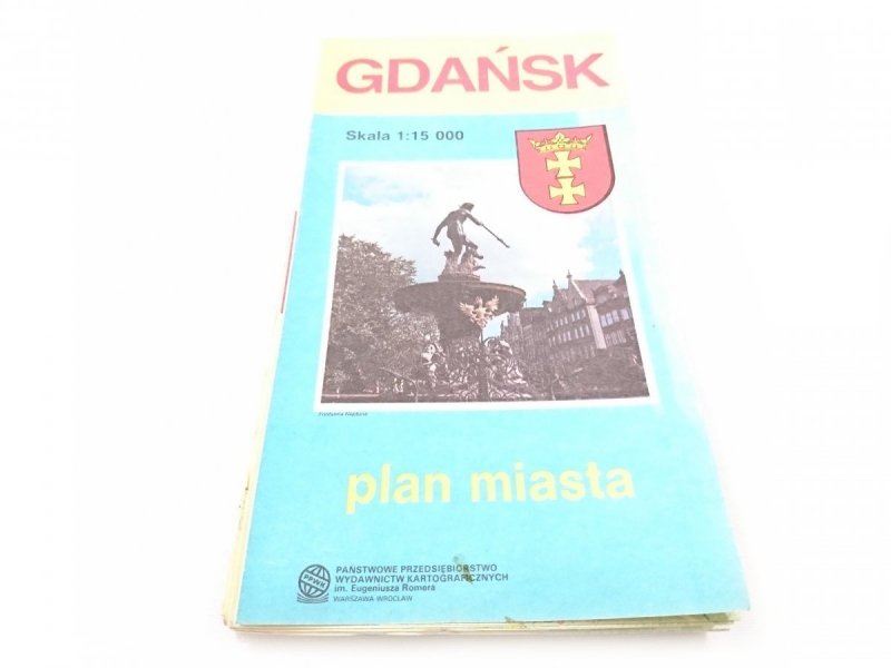 GDAŃSK. PLAN MIASTA 1989