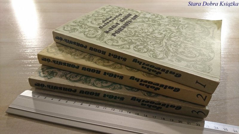 SAGA RODU FORSYTE'ÓW TOMY OD 1 DO 3 - Galsworthy