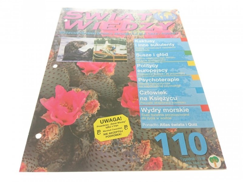 ŚWIAT WIEDZY NR 110 TYGODNIK 1998