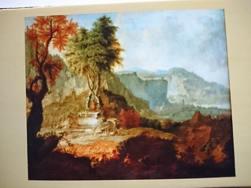 MUZEUM W GLIWICACH. OBRAZ KRAJOBRAZ Z SARKOFAGIEM