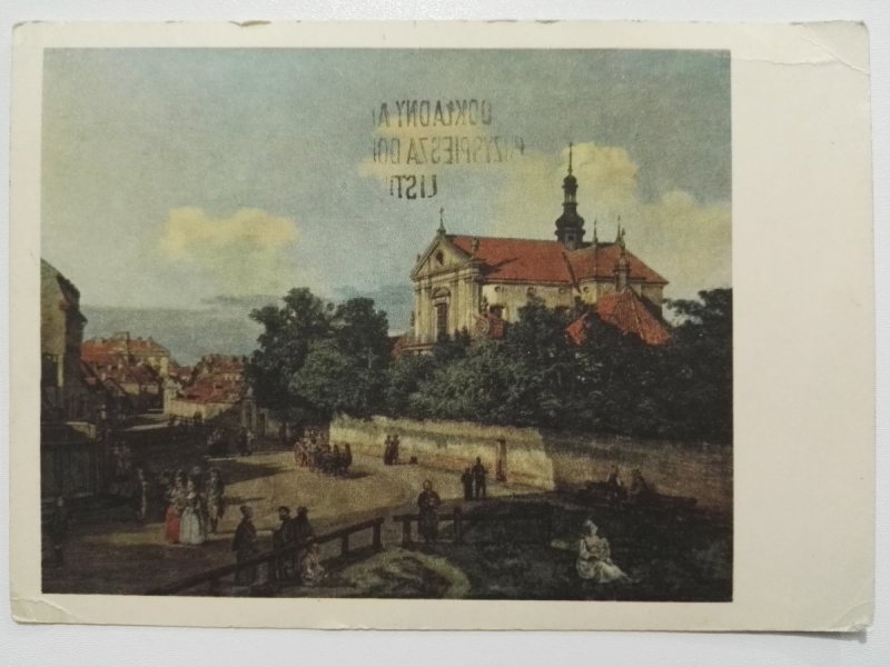 WARSZAWA. KOŚCIÓŁ REFORMATÓW MAL. BERNARDO BELOTTO ZW. CANALETTO