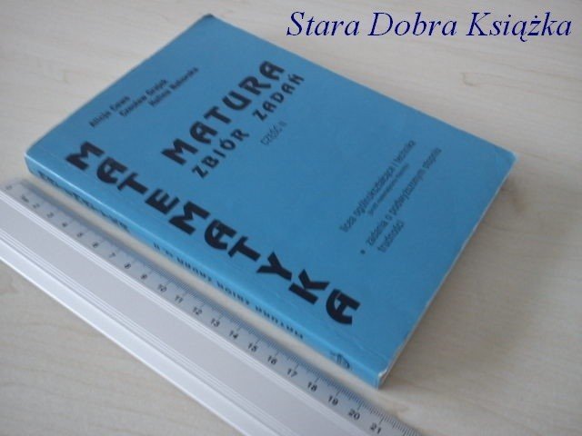 MATEMATYKA ZBIÓR ZADAŃ CZĘŚĆ II