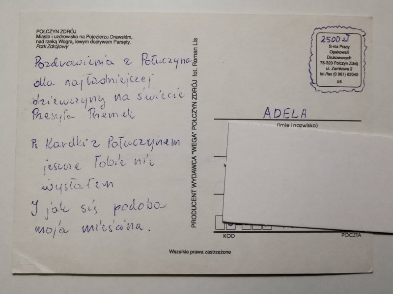 POŁCZYN ZDRÓJ. MIASTO I UZDROWISKO NA POJEZIERZU DRWASKIM