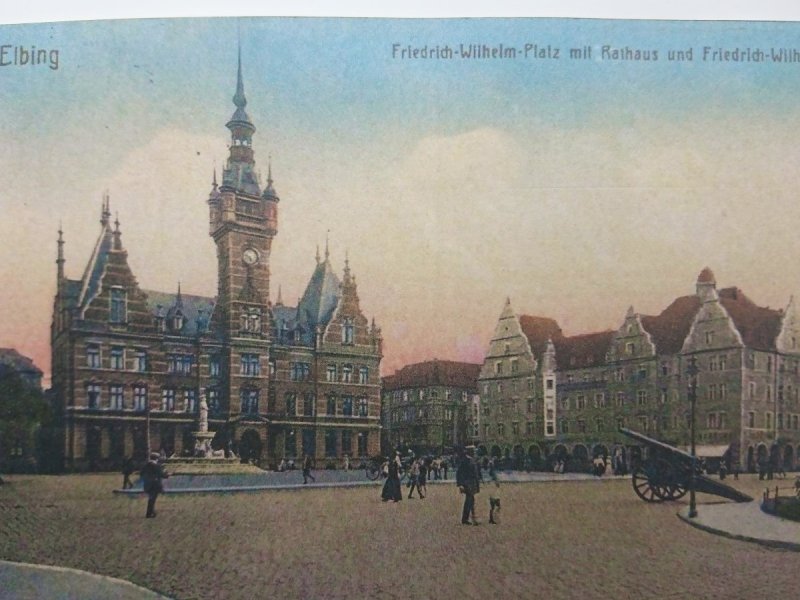REPRINT. ELBING. FRIEDRICH-WILHELM-PLATZ MIT