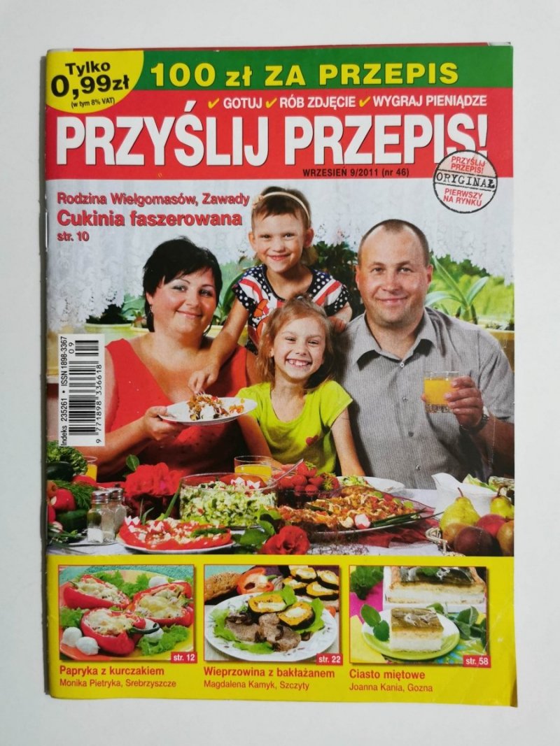 PRZYŚLIJ PRZEPIS! WRZESIEŃ 9/2011 (NR 46)