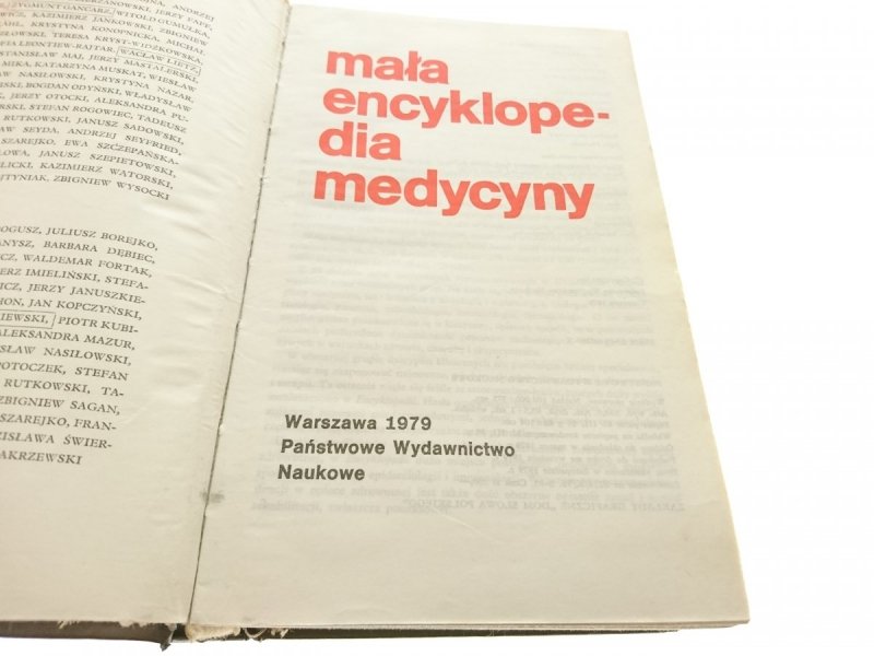 MAŁA ENCYKLOPEDIA MEDYCYNY 1979