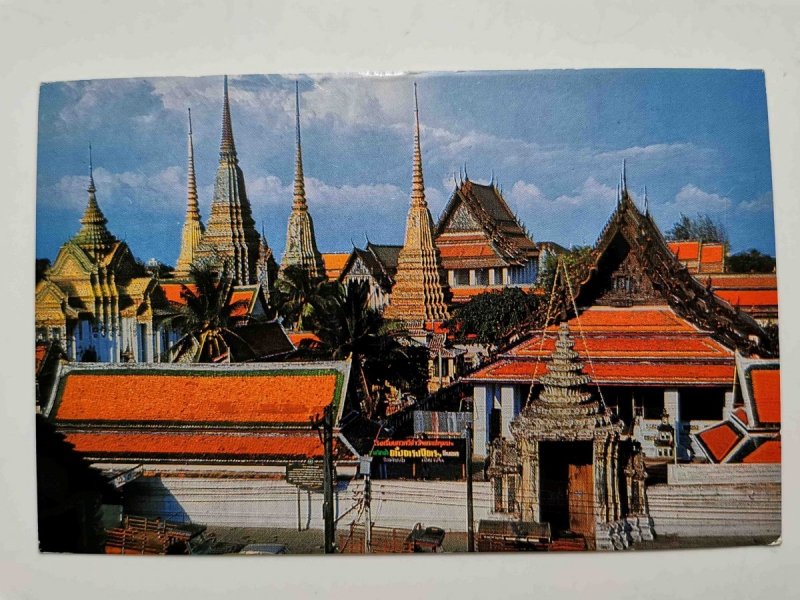 A BIRDS EYE VIEW OF WAT PHO, BANGKOK, THAILAND