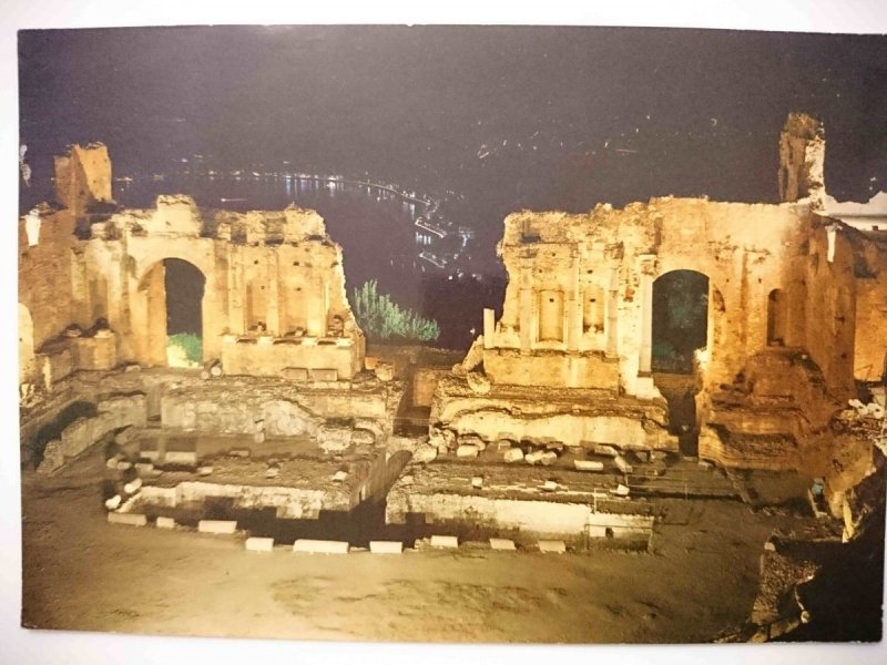 TAORMINA. TEATRO GRECO NOTTURNO