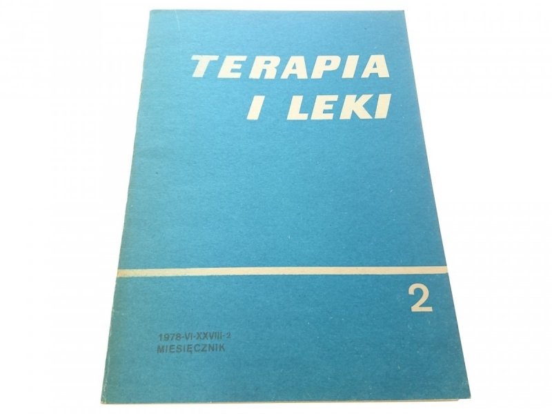 TERAPIA I LEKI . MIESIĘCZNIK 1978-VI-XXVII-2