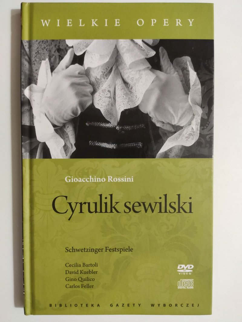 DVD. WIELKIE OPERY. GIOACCHINO ROSSINI. Cyrulik sewilski