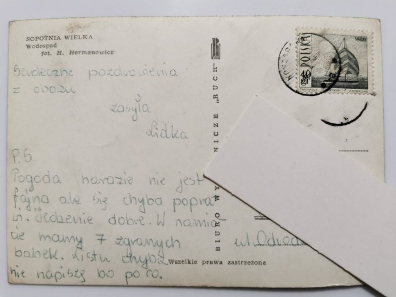 SOPOTNIA WIELKA. WODOSPAD FOT. HERMANOWICZ