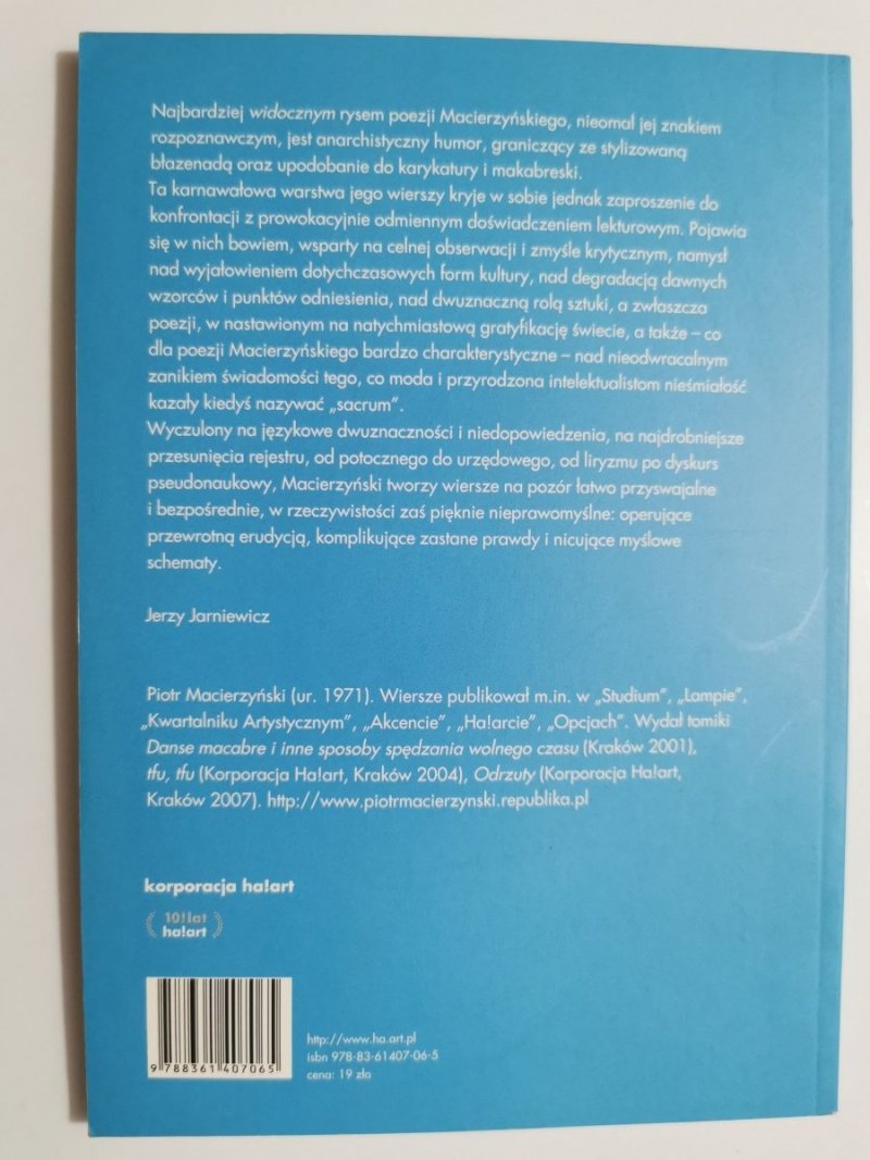 ZBIÓR ZADAŃ Z CHEMII I METAFIZYKI - Piotr Macierzyński 2009