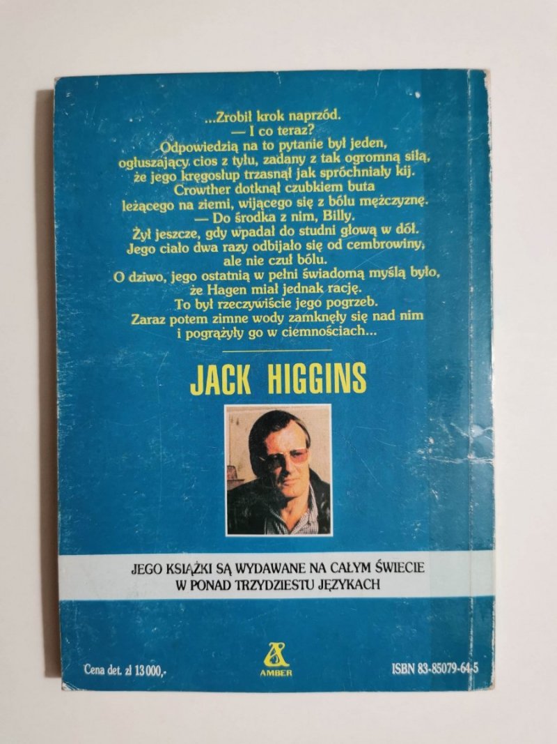 MROCZNA STRONA ULICY - Jack Higgins 1990