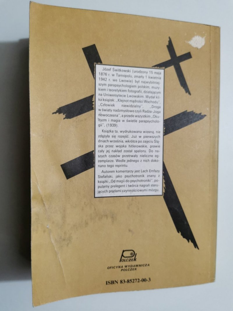 Okultyzm i magia w świetle parapsychologii - Józef Świtkowski