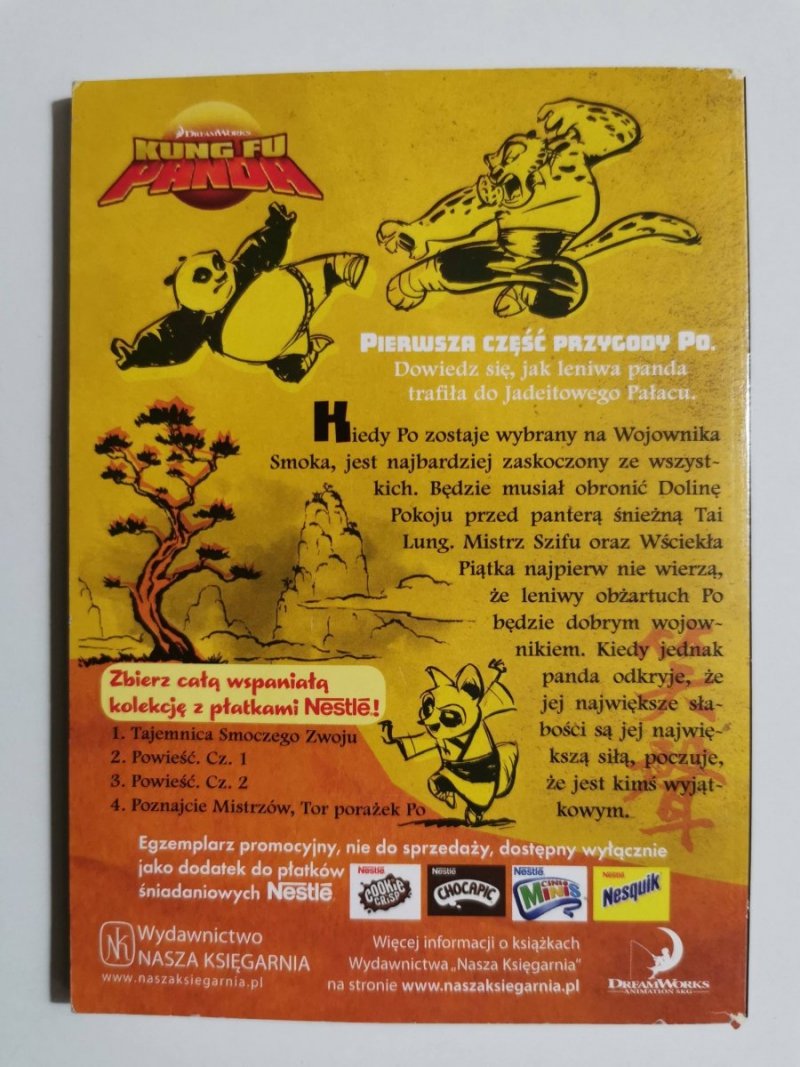 KUNG FU PANDA POWIEŚĆ CZĘŚĆ 1 