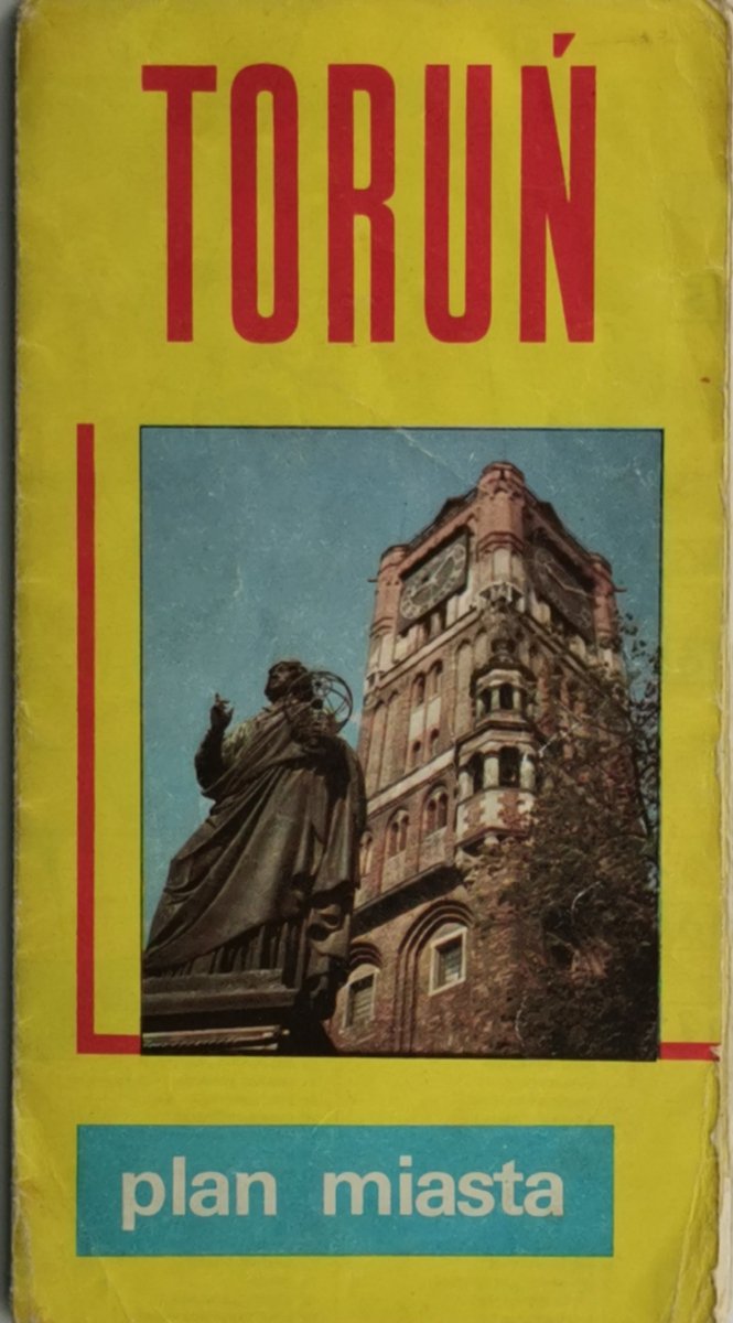 TORUŃ PLAN MIASTA 1979