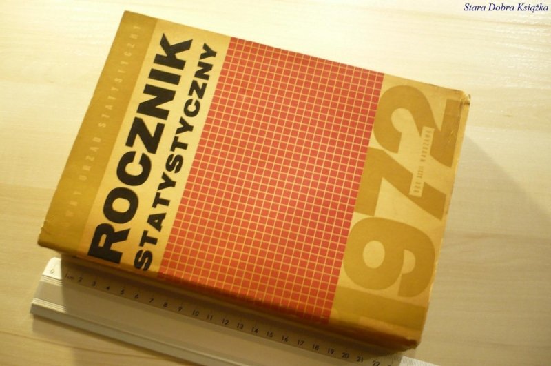 ROCZNIK STATYSTYCZNY 1972