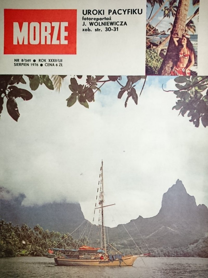 MORZE NR 8/549 ROK XXXII/LII SIERPIEŃ 1976