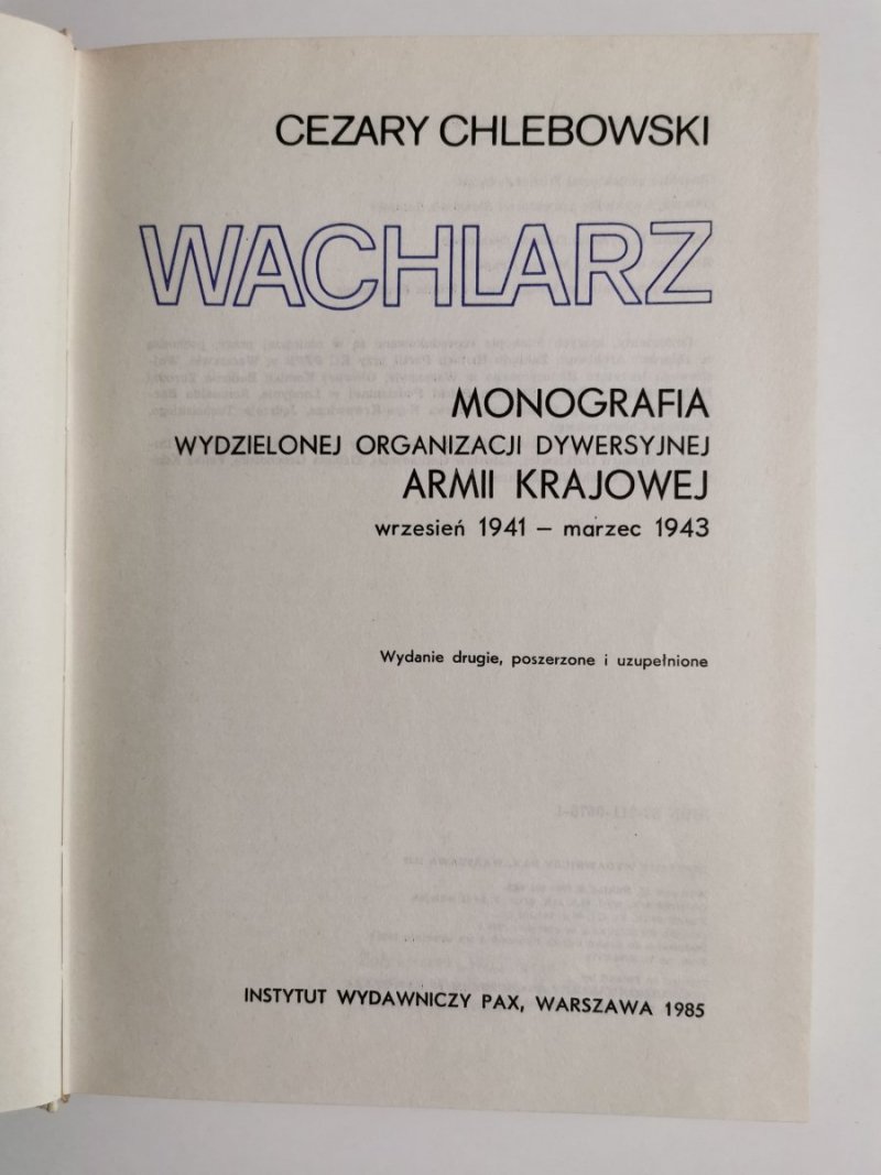 WACHLARZ - Cezary Chlebowski 
