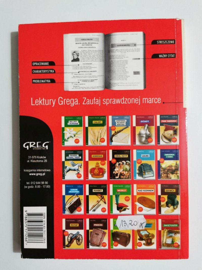 POŻOGA. LEKTURA Z OPRACOWANIEM - Zofia Kossak 2008