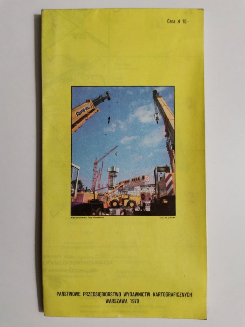 POZNAŃ. PLAN MIASTA 1979