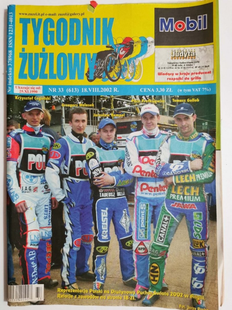 TYGODNIK ŻUŻLOWY NR 33 2002