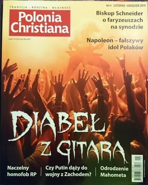 POLONIA CHRISTIANA NR 41 LISTOPAD-GRUDZIEŃ 2014