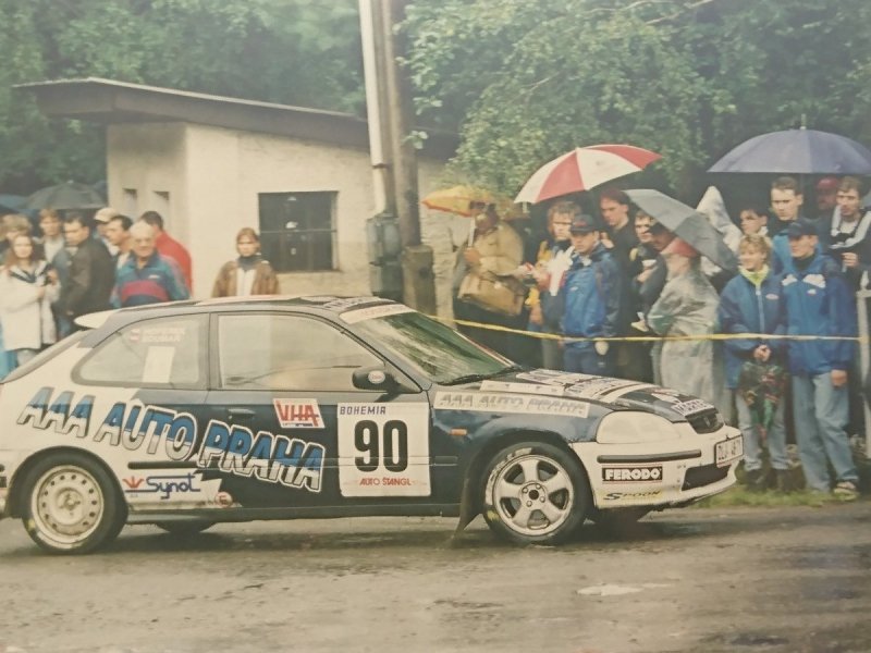 RAJD WRC 2005 ZDJĘCIE NUMER #055 HONDA CIVIC