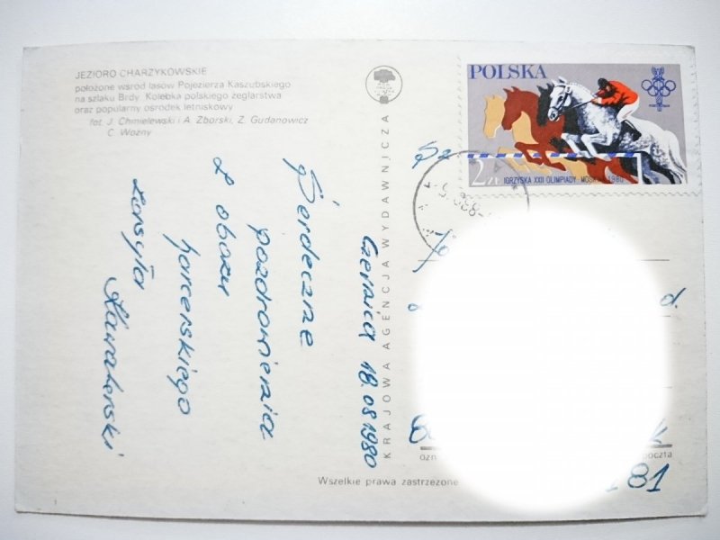 JEZIORO CHARZYKOWSKIE. PIĘĆ UJĘĆ FOT. CHMIELEWSKI I INNI