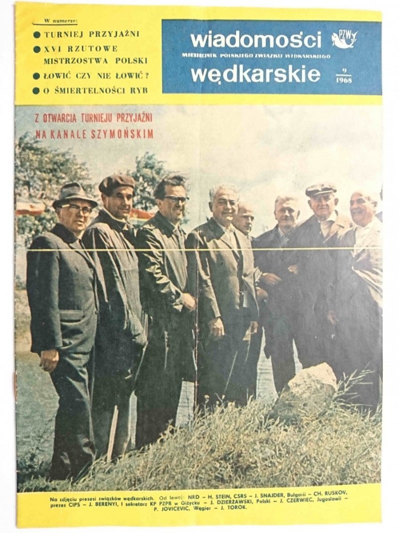 WIADOMOŚCI WĘDKARSKIE NR 9 1968