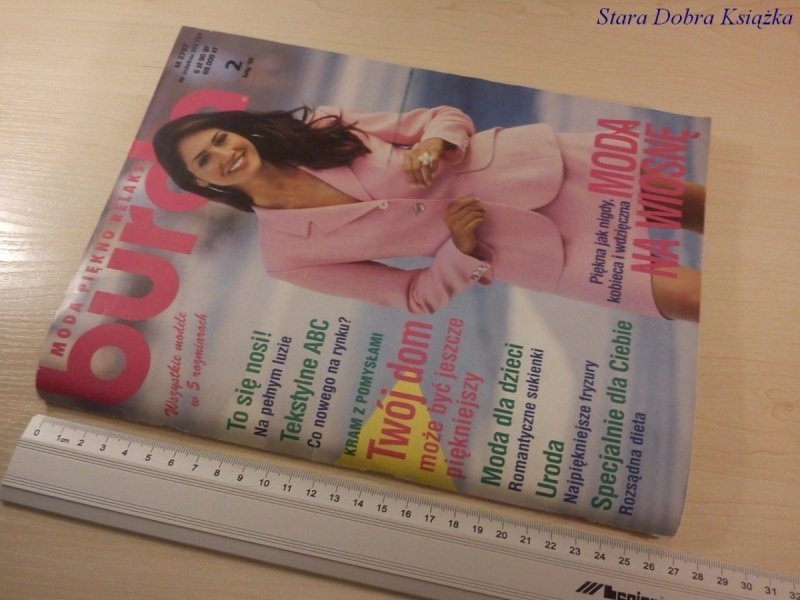 BURDA 2/95 MODA NA WIOSNĘ. MODELE W ROZMIARACH 5
