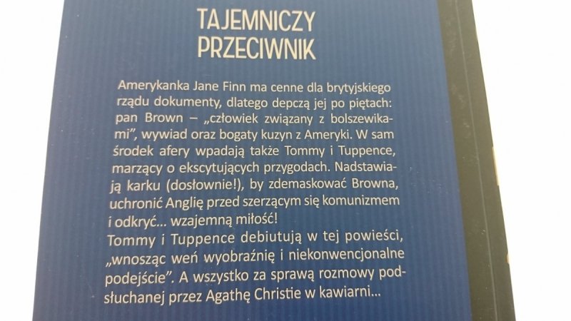 TAJEMNICZY PRZECIWNIK - Agatha Christie 2014