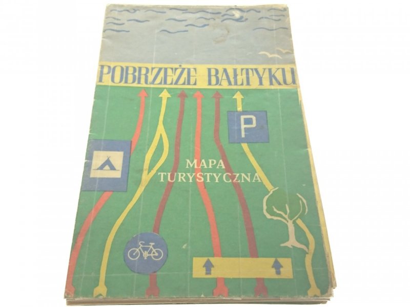 POBRZEŻE BAŁTYKU. MAPA TURYSTYCZNA (1974)