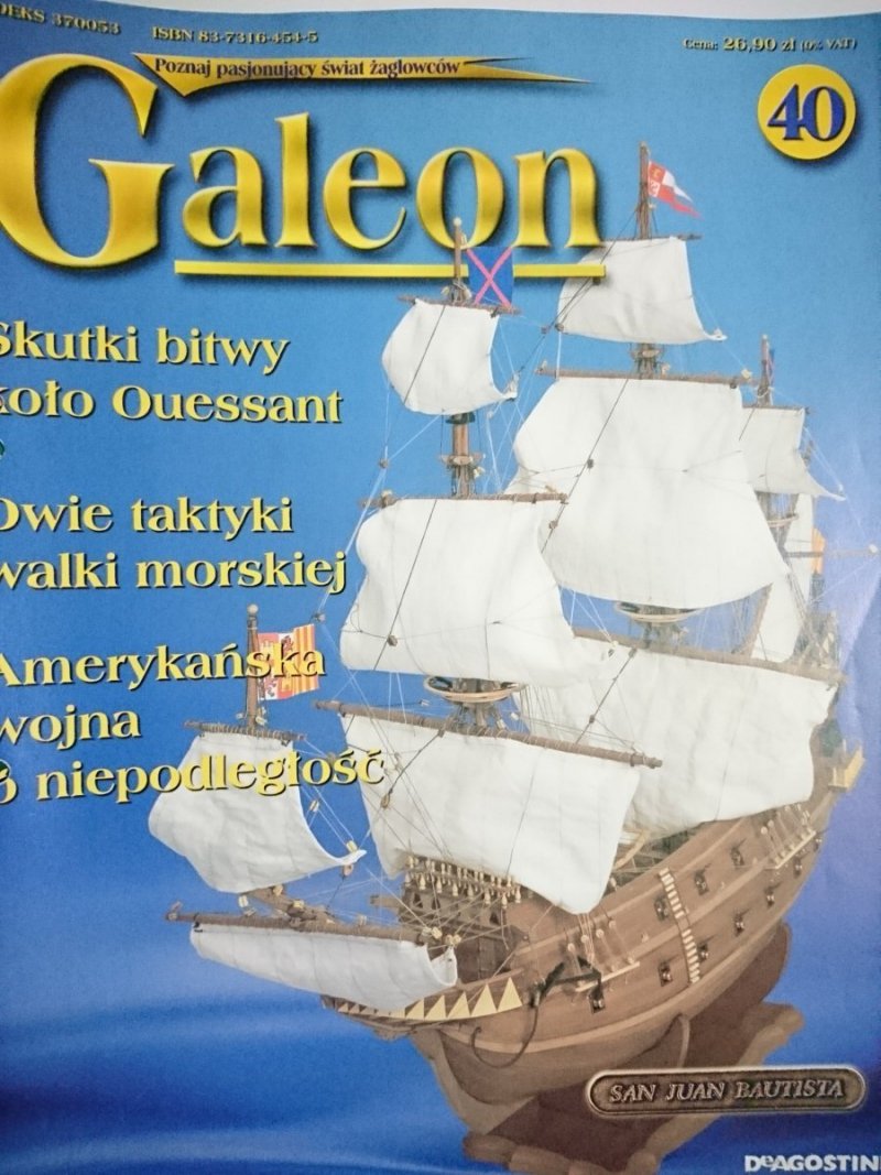 GALEON 40 SKUTKI BITWY KOŁO OUESSANT (2003)