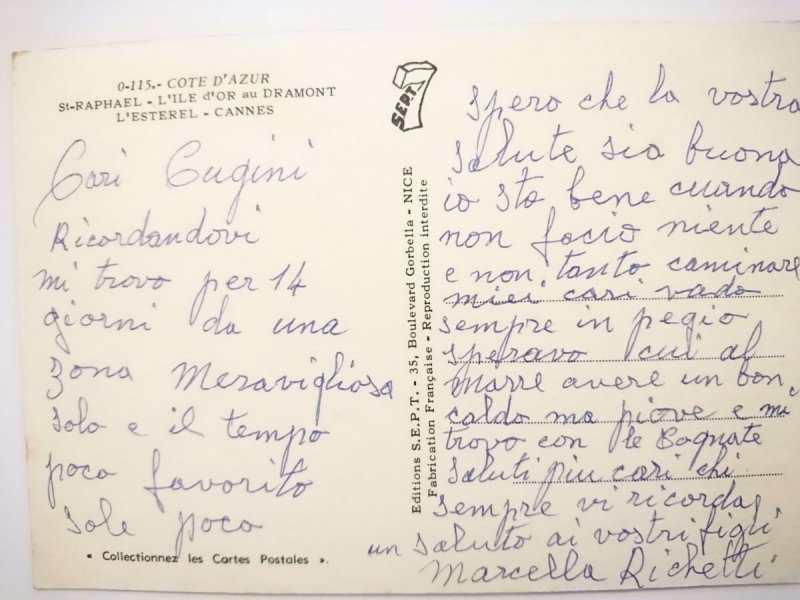 COTE D'AZUR. ST-RAPHAEL – L'ILE D'OR AU DRAMONT