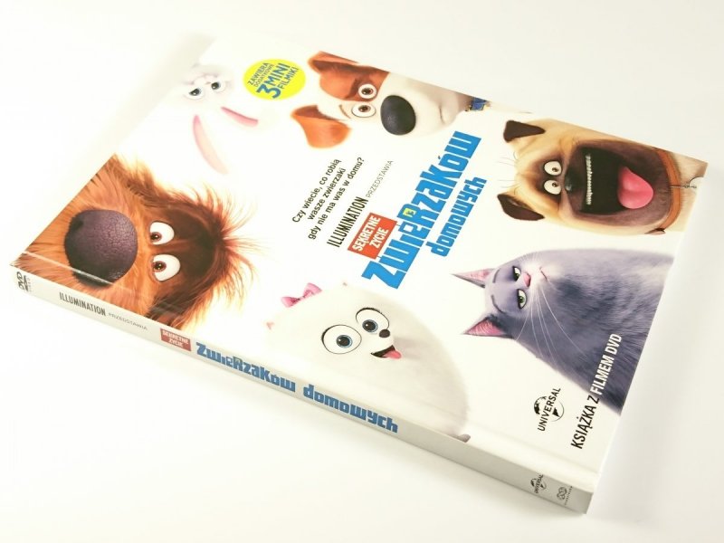 SEKRETNE ŻYCIE ZWIERZAKÓW DOMOWYCH Z PŁYTĄ DVD