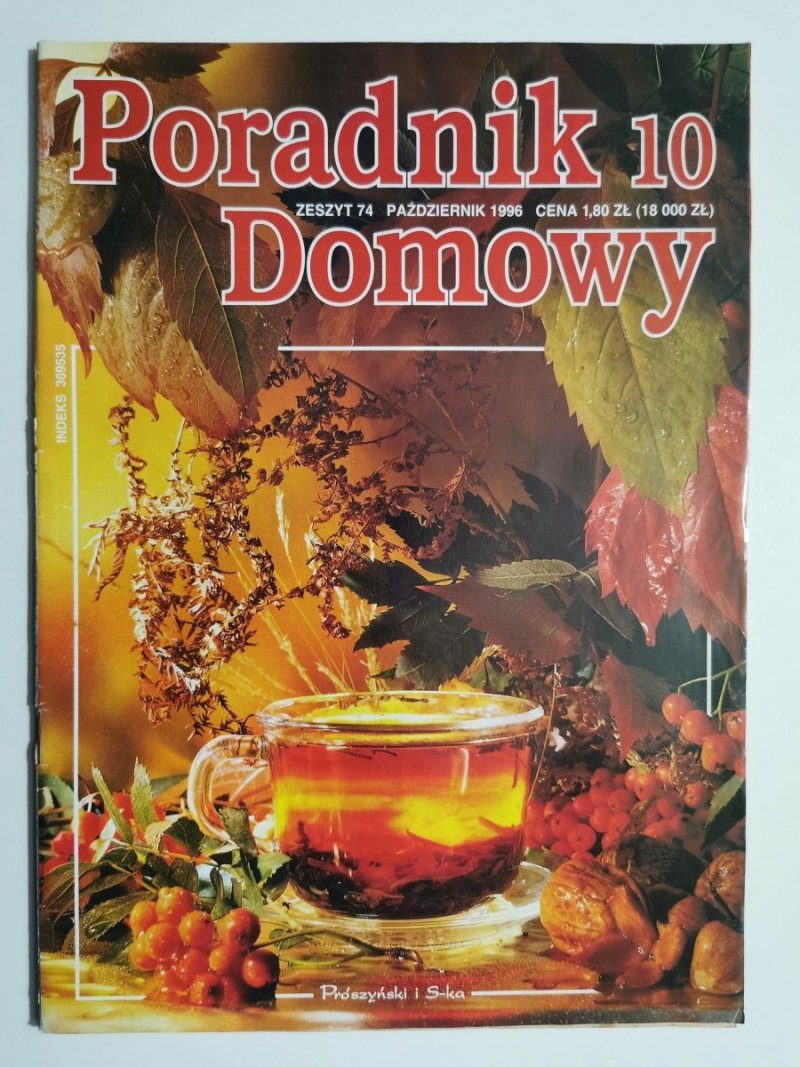 PORADNIK DOMOWY 10 ZESZYT 74 PAŹDZIERNIK 1996