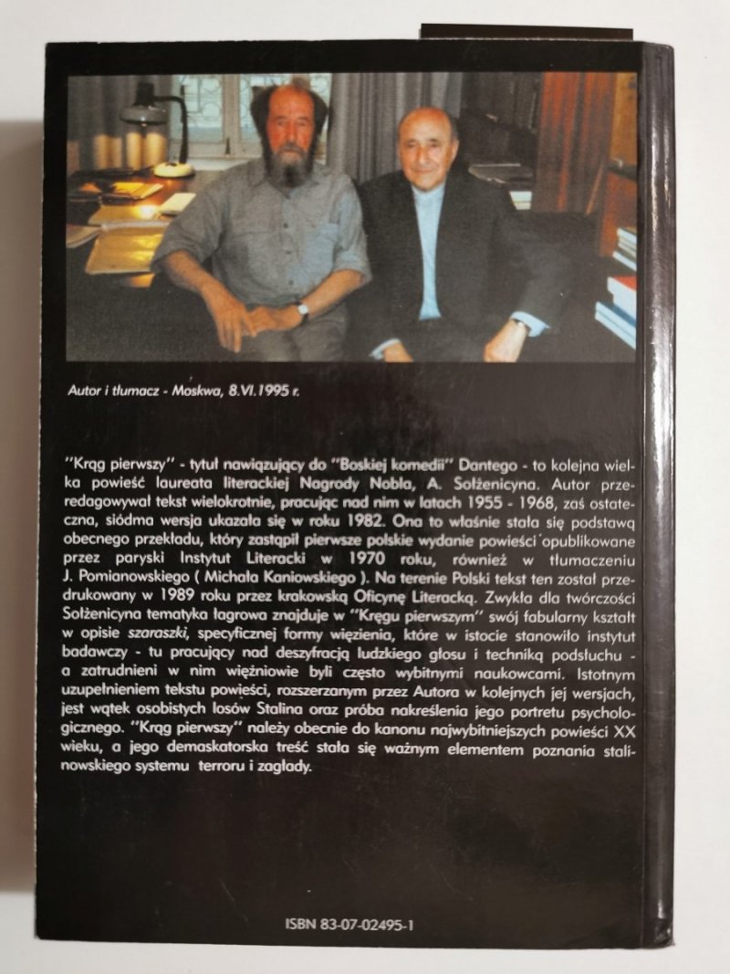 KRĄG PIERWSZY - Aleksander Sołżenicyn 