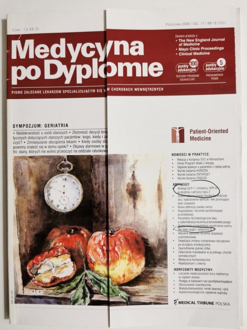 MEDYCYNA PO DYPLOMIE PAŹDZIERNIK 2008 VOL 17 NR 10 (151)