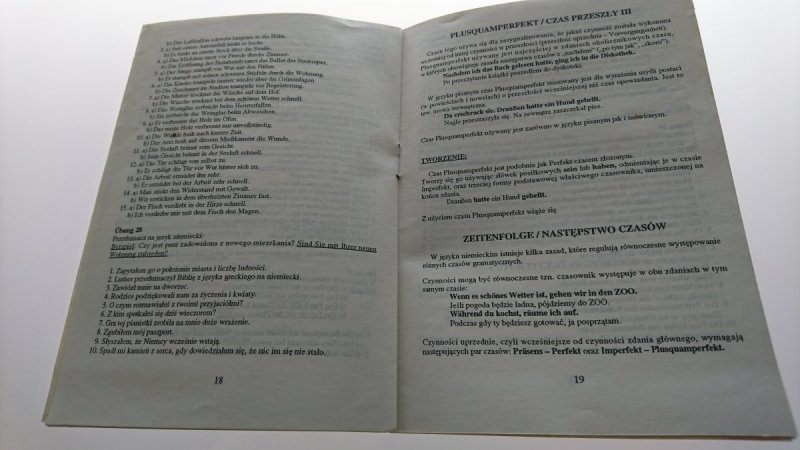 NIEMIECKI DLA WSZYSTKICH 2 NR 1-2/93 ĆWICZENIA