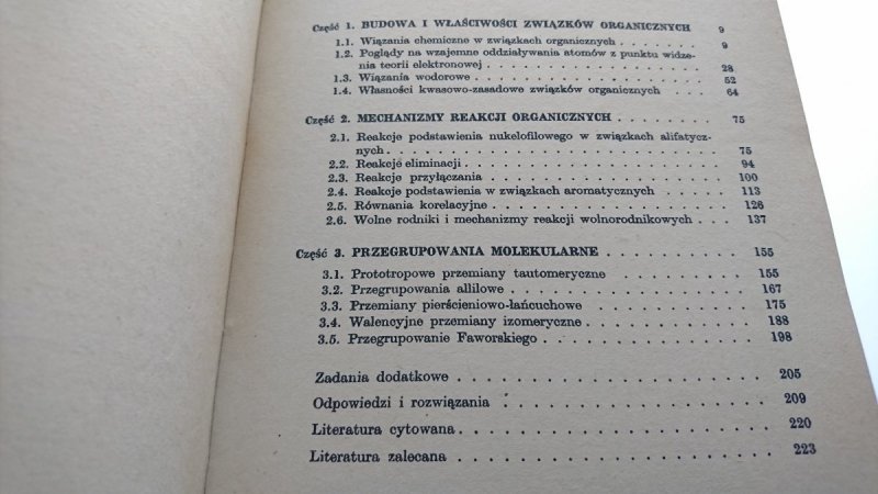 PODSTAWY TEORETYCZNE CHEMII ORGANICZNEJ 1976