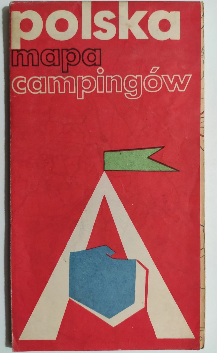 POLSKA MAPA CAMPINGÓW 1:750 000