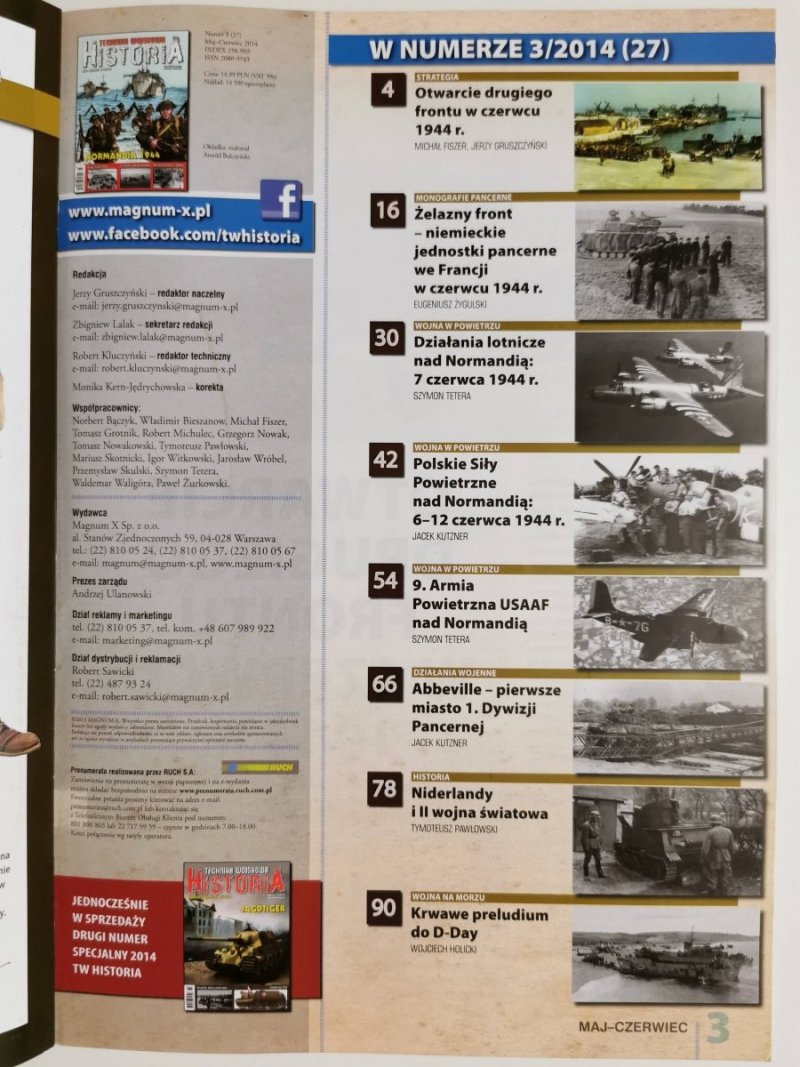 TECHNIKA WOJSKOWA HISTORIA MAJ-CZERWIEC NR 3/2014