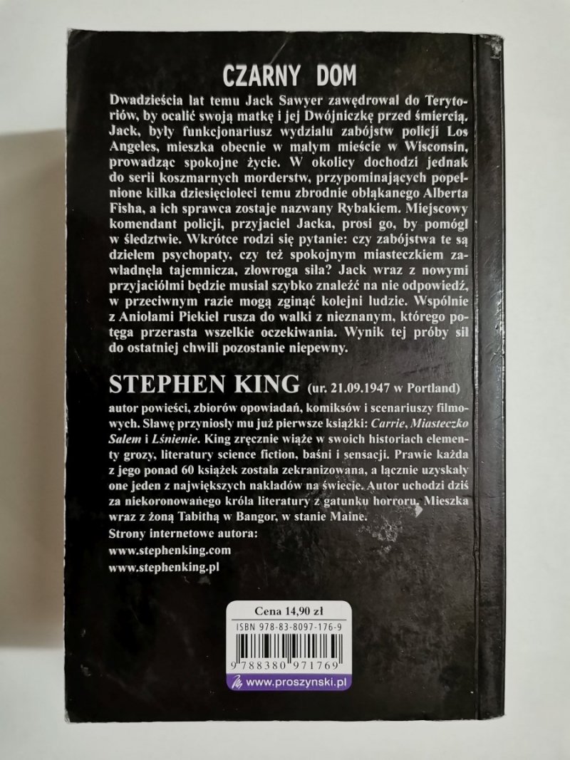CZARNY DOM - Stephen King, Peter Straub 