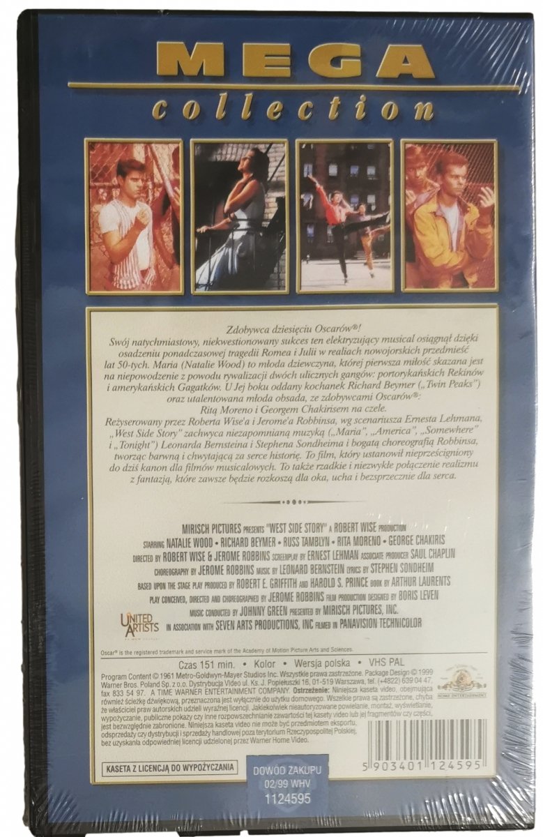 VHS. WEST SIDE STORY