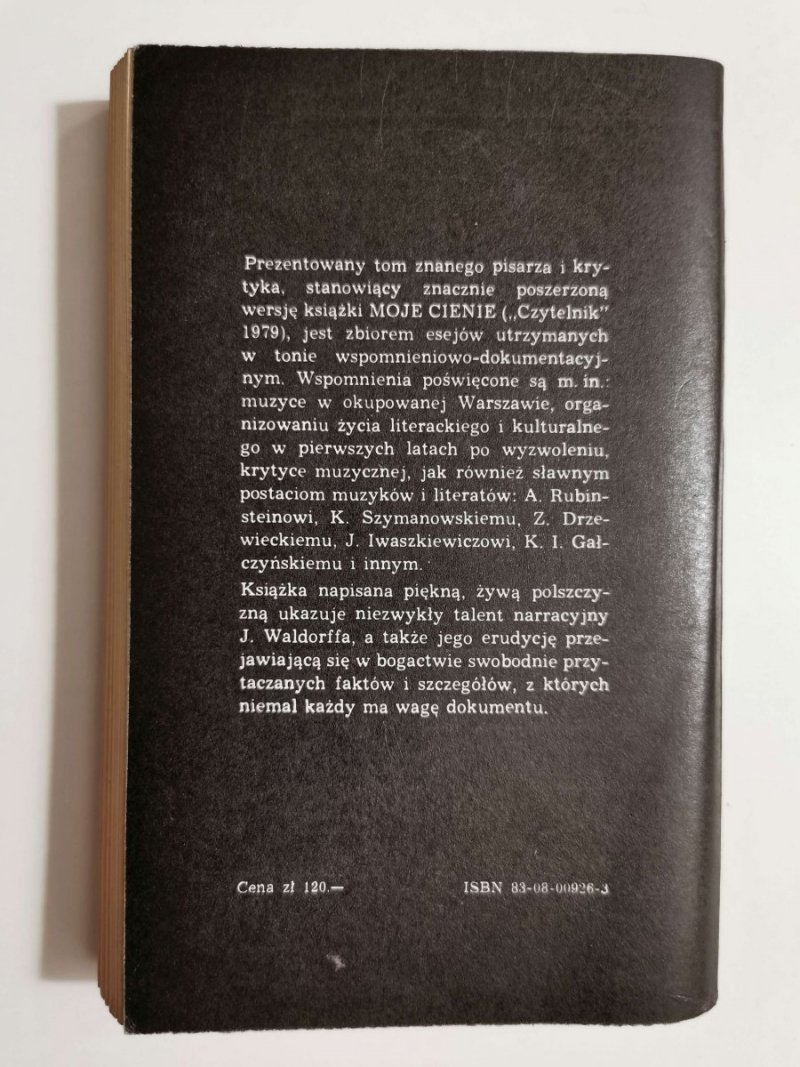 CZARNE OWCE DLA APOLLA - Jerzy Waldorff 1984